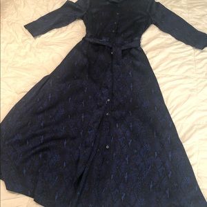 Banana Republic size 6 blue long dress